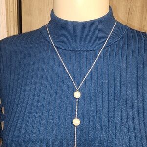 Elegant Freshwater Pearl Drop Necklace